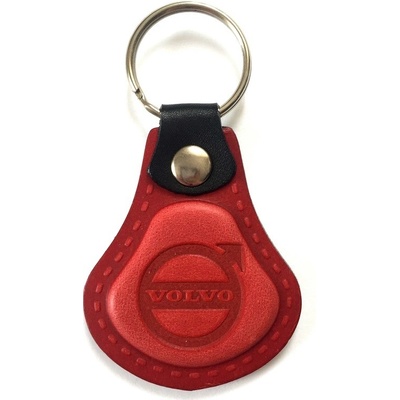Prívesok na kľúče Auto Two M Kožená Volvo červená