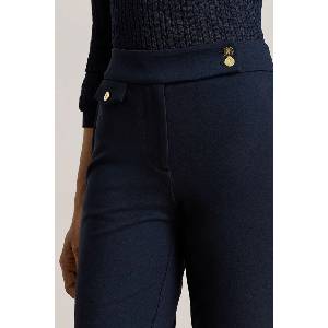 Lauren Ralph Lauren панталон slim fit дамски с вискоза (200B22288)