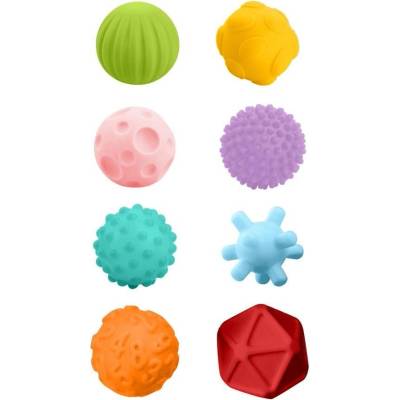Huanger Комплект сензорни играчки Huanger - Топки, 8 броя (HE0235)