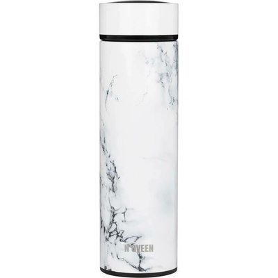 N'oveen Termoska TB2319 bílá odstíny šedé 420 ml