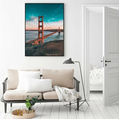 Plakát - Golden Bridge, velikost 50x70 cm