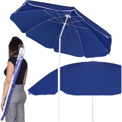 Springos Plážový slunečník 180 cm BU0022 - modrý – Zboží Dáma