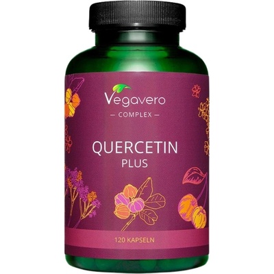 Vegavero Quercetin Plus | with Elderberry & Acerola [120 капсули]