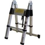 Bormann Алуминиева телескопична стълба Bormann Pro BHL5710, 150 кг, 2х6 стъпала (034858) (034858)