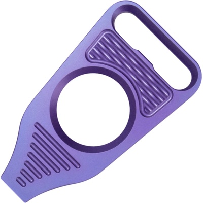 Geo Knife Vector Titanium Material, Anodized Purple Finish Pry-bar GEO2512D
