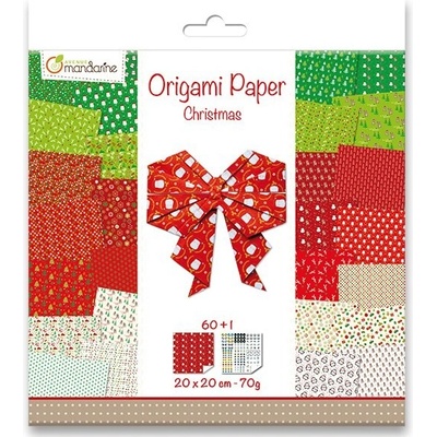 Clairefontaine Sada papírů Origami Christmas 1 60 listů 70 g