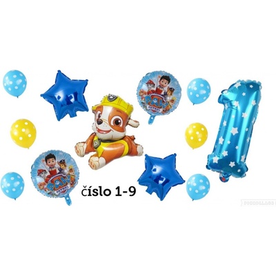 Amscan Balónky latexové Tlapková patrola 27,5 cm