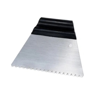 LEVIOR Stěrka na lepidla nerezová zub 3mm š.180mm 0517