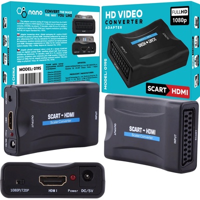 Winner Scart - HDMI konvertor, černá 5245878 – Zboží Živě