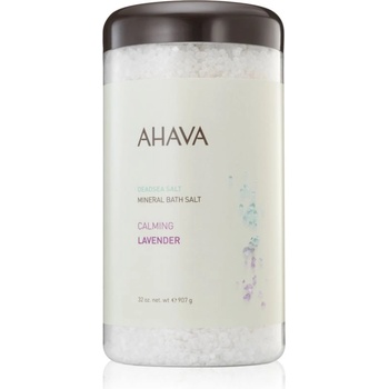 Ahava Dead Sea Salt Calming Lavender минерална сол от Мъртво море за баня 907 гр