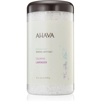 Ahava Dead Sea Salt Calming Lavender минерална сол от Мъртво море за баня 907 гр