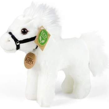 Rappa Плюшено бяло конче 20 см eco-friendly