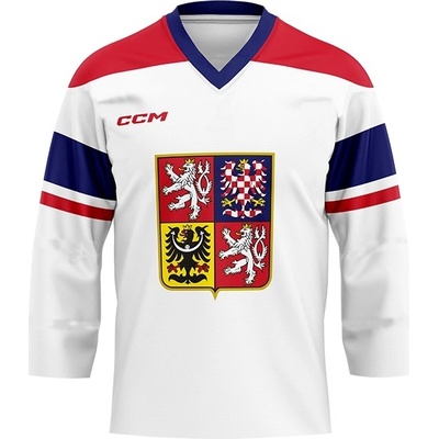 CCM Fandres replica dres české hokejové reprezentace Martin Nečas #98 MISTŘI 2024 Bílozlatý – Zboží Dáma
