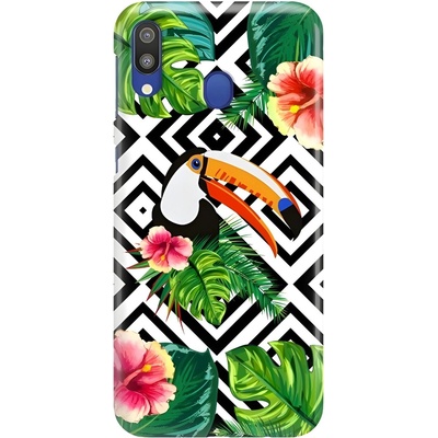 CaseGadget Силиконов печатан калъф за Samsung Galaxy M20 - Многоцветен KP20048 (20048)