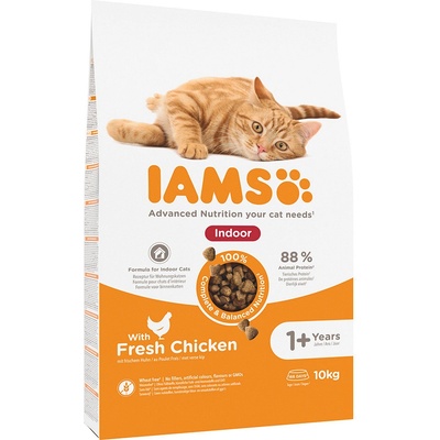 IAMS Advanced Nutrition Indoor Cat s kuřecím 2 x 10 kg