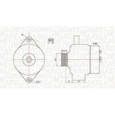 generátor MAGNETI MARELLI 063732026010