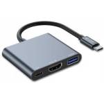 Tech-Protect V1-hub 3in1 Adapter Grey