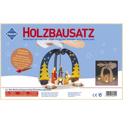 Pebaro Dřevěná stavebnice vánoční betlém