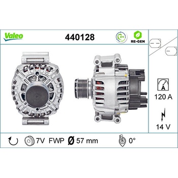 Alternátor VALEO 440128