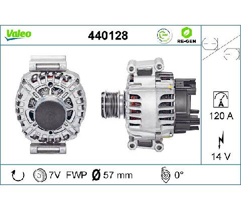 Alternátor VALEO 440128