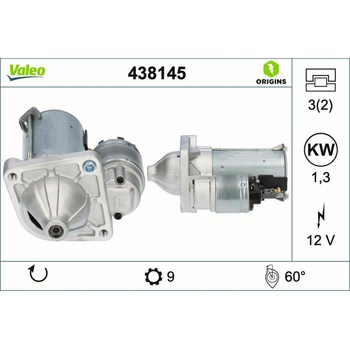 Štartér VALEO 438145