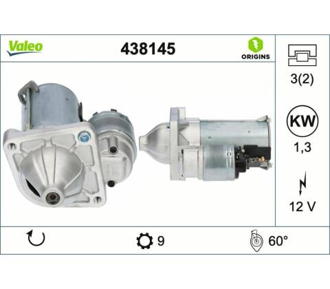 Štartér VALEO 438145 438145