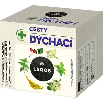 Leros Dýchací cesty Šípek & Bez 10 ks 15 g