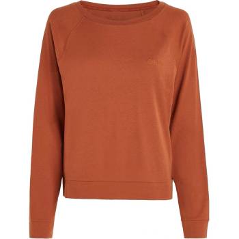 Calvin Klein Блуза Calvin Klein Long Sleeve Curve Neck Sweater - Gingerbread