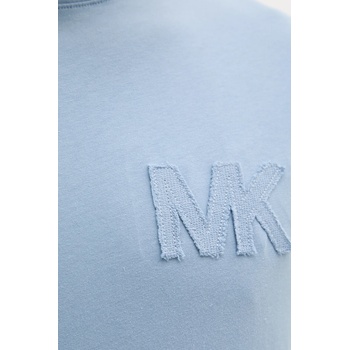 Michael Kors Памучна тениска Michael Kors в синьо с изчистен дизайн CS552HY1V2 (CS552HY1V2)