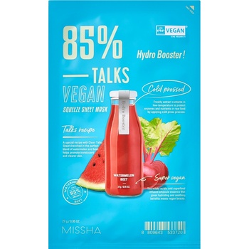 Missha Talks Vegan Squeeze Sheet Mask [Hydro Booster] Маска за лице дамски 27gr