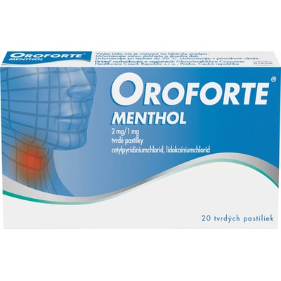 Oroforte menthol pas.ord.20