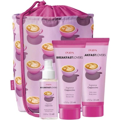 Pupa Milano Pupa Breakfast Lovers Комплект Cappuccino, с несесер, 3 части