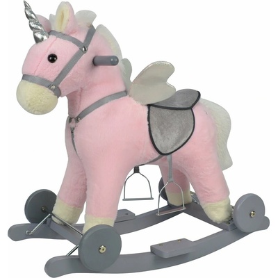 Chipolino Hojdací kôň na kolieskach Pink