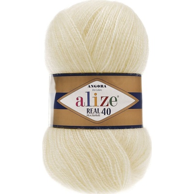 alize Angora Real 40 1 Плетива прежда (18400001)