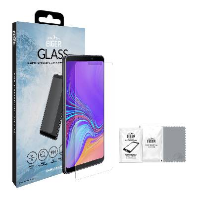 Калено стъклено защитно покритие за дисплея на Samsung Galaxy A9 (2018) - Eiger Tempered Glass Protector 2.5D (прозрачен) (EGSP00345)