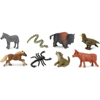 Safari Ltd Safari® Fun pack Животни от Дивия запад 8 фигурки