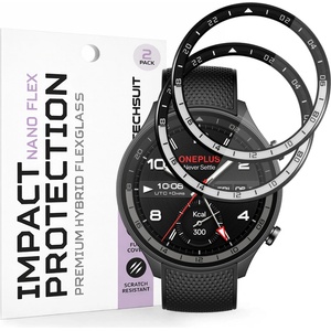 Techsuit Протектор за OnePlus Watch 2R - Nano Flex (2 pack) - Techsuit - Черен