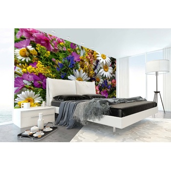 DIMEX ART s. r. o Самозалепваща се флизелинова фототапета пъстър букет 375 x 250 см