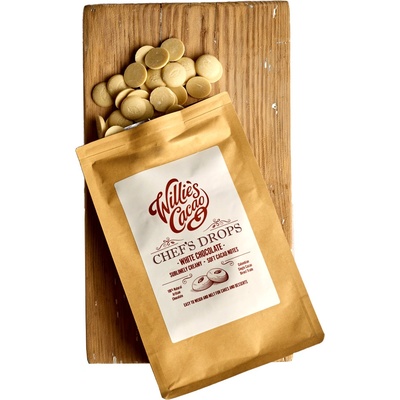 Willie's Cacao 38% bílé čokoládové čočky 1 kg