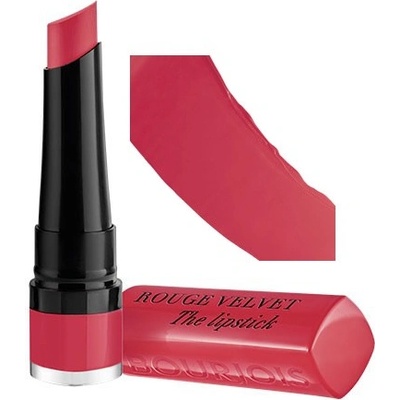 Bourjois Rouge Velvet The Lipstick rúž 04 Hip Hip Pink 2,4 g