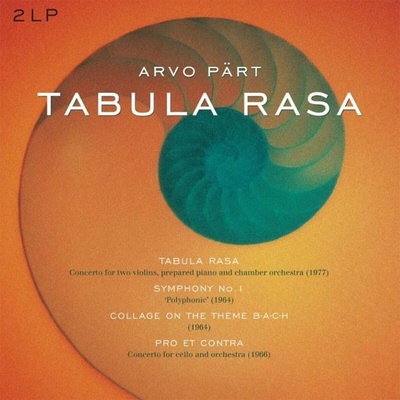 Arvo Pärt - Tabula Rasa/Symphony No.1 (Limited Edition) (Orange Coloured) (180 g) (2 ) LP