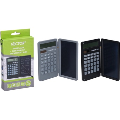 UNIPAP Kalkulačka W046927 + elektronický poznámkový blok VECTOR 586650