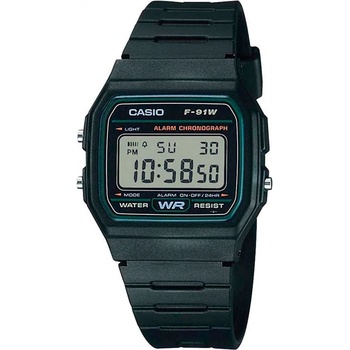 Casio Унисекс дигитален часовник Casio - Casio Collection - F-91W-3HDG (F-91W-3HDG)