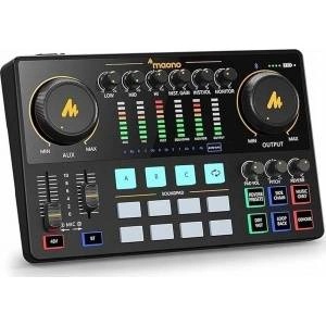 Maono Sound Card Sound Card Music Mixer VLOG for Phone Computer Maono/AME2 - mallbg Звукови карти