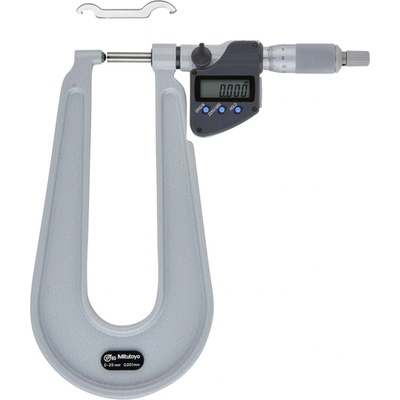 Mitutoyo Дигитален микрометър за ламарина Mitutoyo 389-261-30 тип В, IP65, 0-25 mm, 0.001 mm (389-261-30)