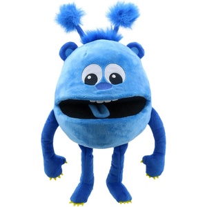 The Puppet Company Кукла за театър Бебе чудовище, синьо, 35 см