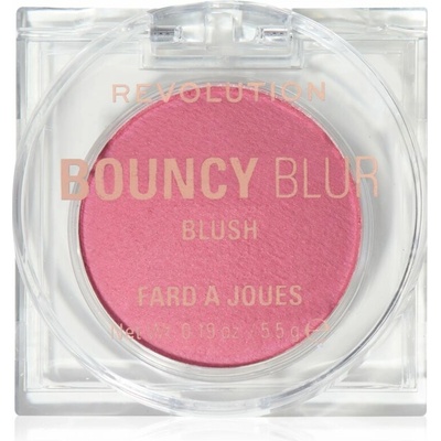 Revolution Bouncy Blur rozjasňujúca lícenka Blurry Rose 5,5 g