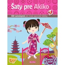 Šaty pre Akiko Kniha samolepiek