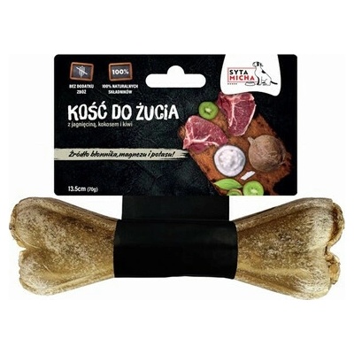 SYTA MICHA Žuvacia kosť pre psov s a kokosom 13,5 cm