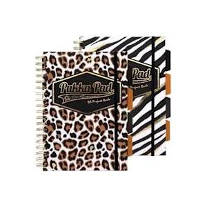 Pukka Pad Тетрадка със спирала B5 100 листа 4 теми Wild